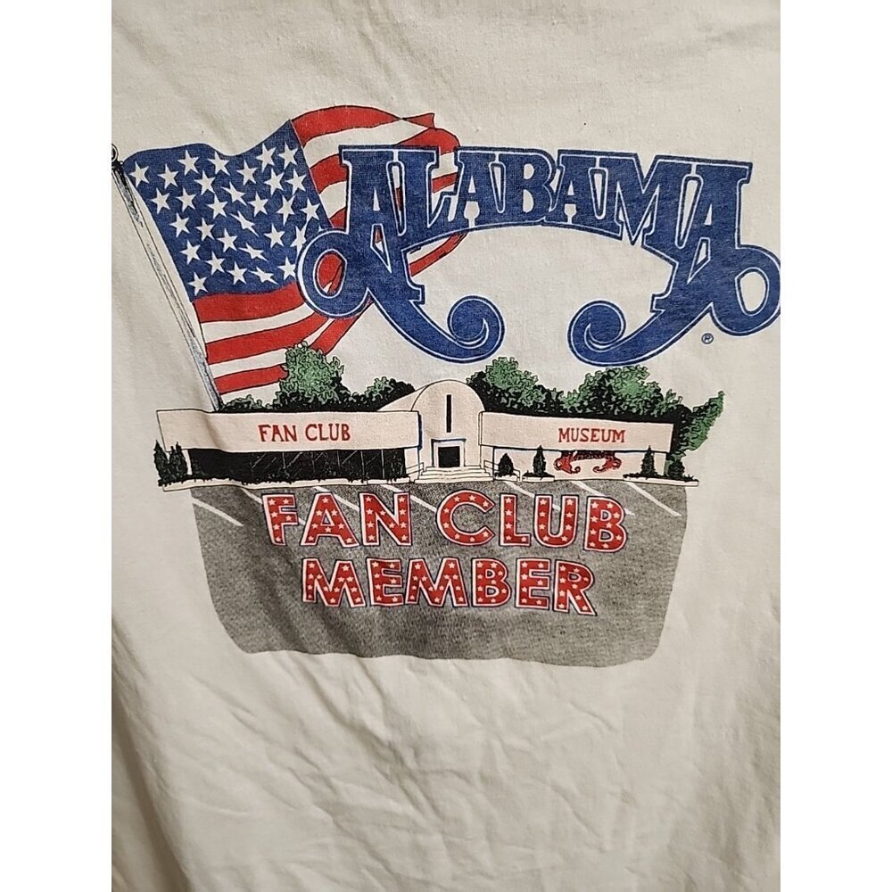 Vintage Country Music Alabama Fan Club T Shirt Adult XL - Picture 2 of 5